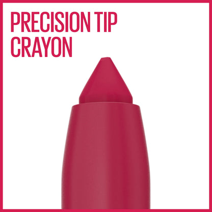 Maybelline Super Stay Ink Crayon Matte Longwear Lipstick Makeup, 120 Be Bold, Be You, 0.04 oz