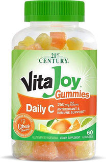 21st Century VitaJoy Daily C 250mg Vitamin C Gummies, Citrus, 60 Count
