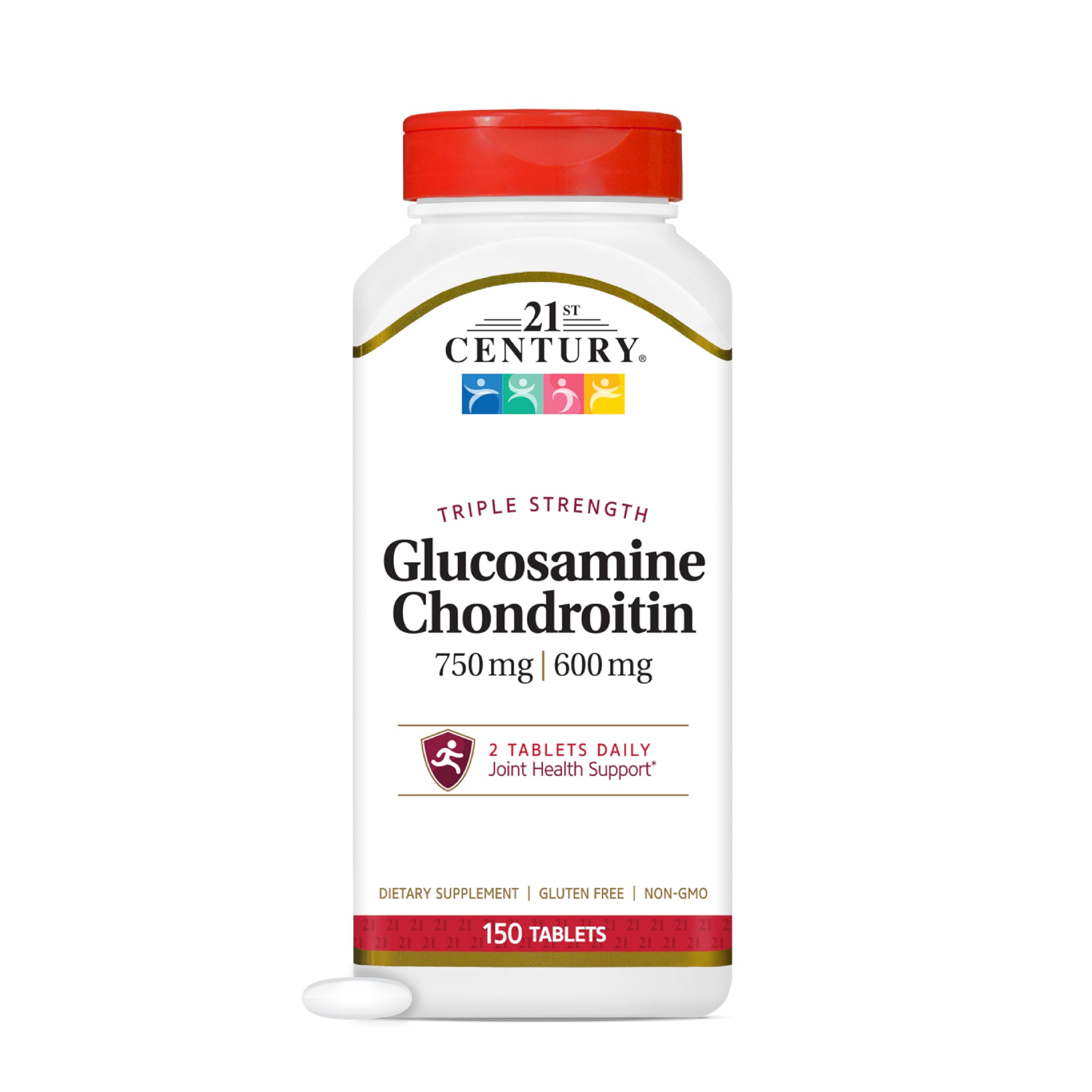 21st Century Glucosamine Chondroitin Triple Strength 750mg/600mg, 150ct