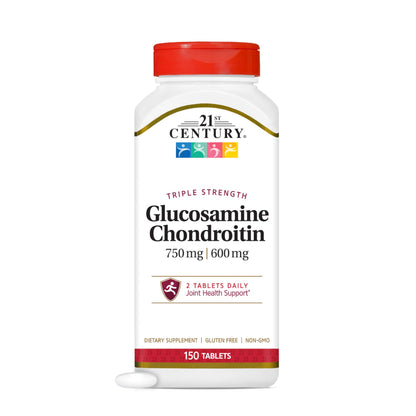 21st Century Glucosamine Chondroitin Triple Strength 750mg/600mg, 150ct