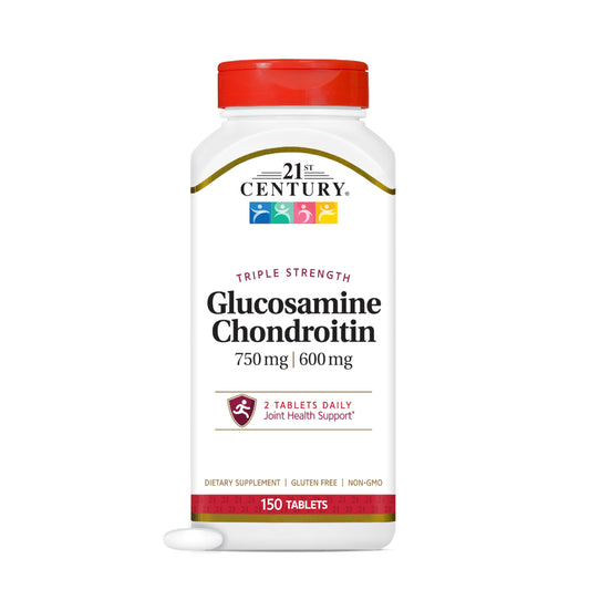 21st Century Glucosamine Chondroitin Triple Strength 750mg/600mg, 150ct