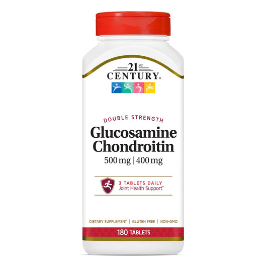 21st Century Glucosamine Chondroitin Double Strength 500/400mg, 180ct