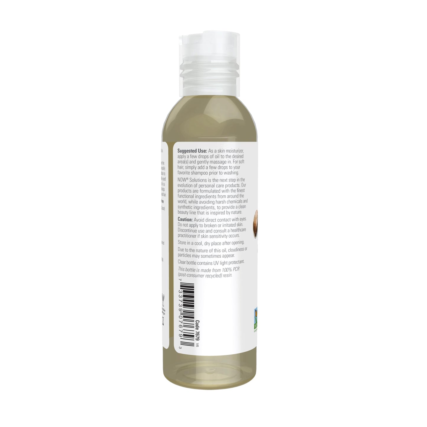 NOW Foods Solutions, Castor Oil, 100% Pure Versatile Skin Care, Multi-Purpose Skin Softener, 4-Ounce