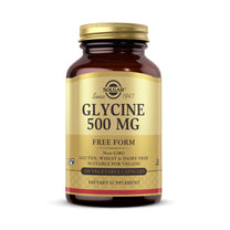 Solgar Glycine 500 mg - 100 Vegetable Capsules - Non-GMO, Vegan, Gluten Free, Dairy Free, Kosher - 100 Servings