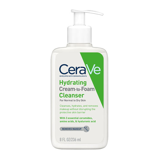 CeraVe Foaming Facial Cleanser | Daily Face Wash for Oily Skin | Hyaluronic Acid + Ceramides + Niacinamide | Fragrance Free & Paraben Free | Non - Drying Oil Control Face Wash | 8 Fluid Ounce