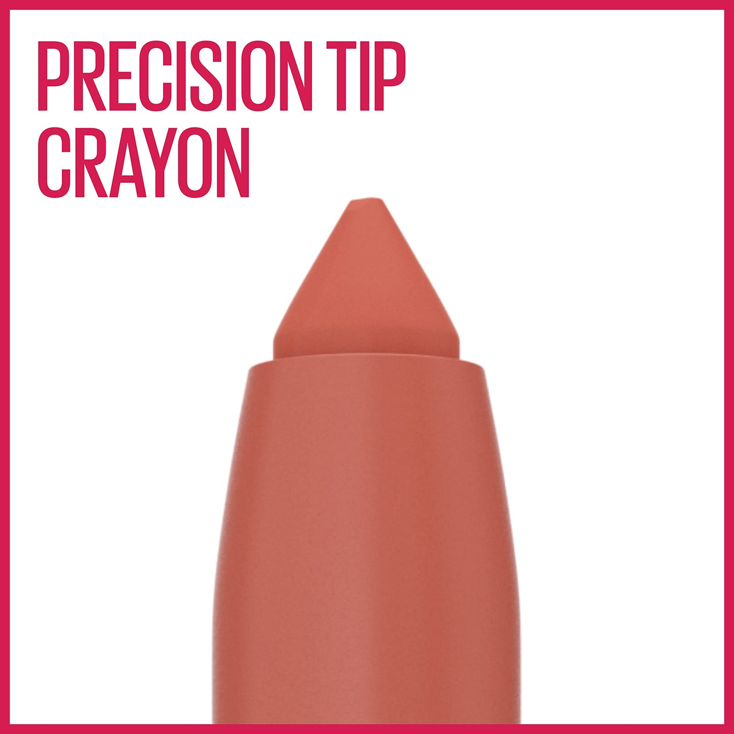 Maybelline Super Stay Ink Crayon Matte Longwear Lipstick Makeup, 160 Stop At Nothing, 0.04 oz