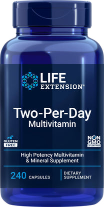 Life Extension Two-Per-Day Multivitamin, 240 Capsules