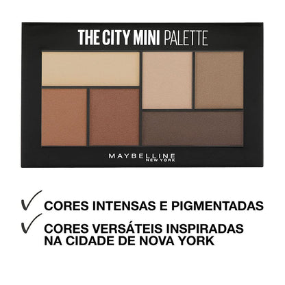Maybelline New York The City Mini Eyeshadow Palette Makeup, Brooklyn Nudes, 0.14 oz.
