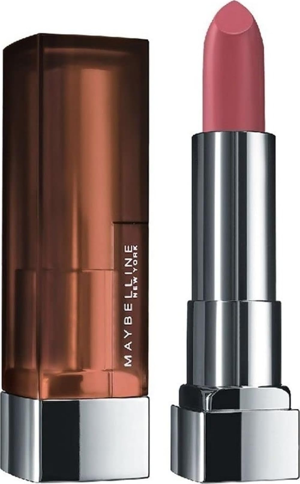 Maybelline New York Color Sensational Lipstick, Lip Makeup, Matte Finish, Hydrating Lipstick, Nude, Pink, Red, Plum Lip Color, Touch Of Spice, 1 Count