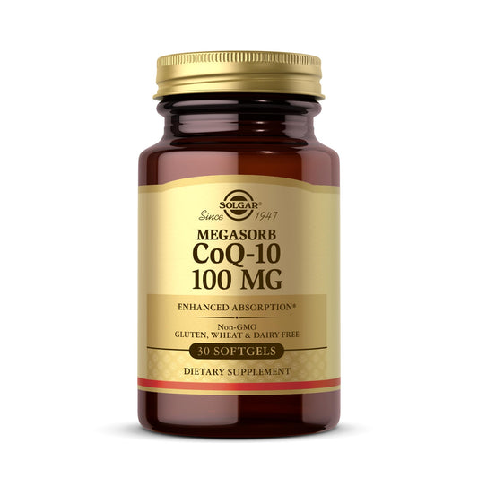 Megasorb CoQ-10 100mg Solgar 30 Softgel