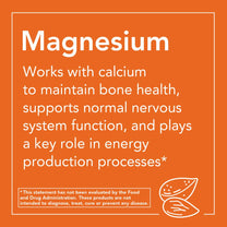 NOW Magnesium 400mg,180 Capsules (Pack of 2)