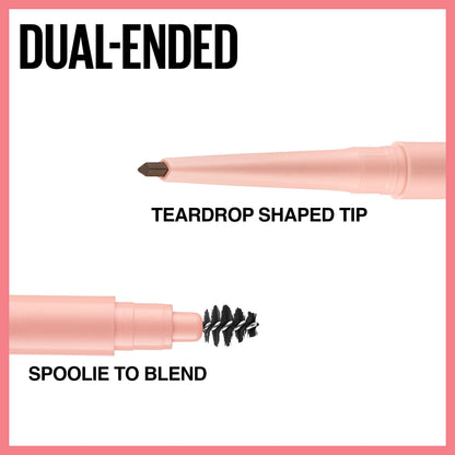 Maybelline Total Temptation Eyebrow Definer Pencil, Deep Brown, 1 Count