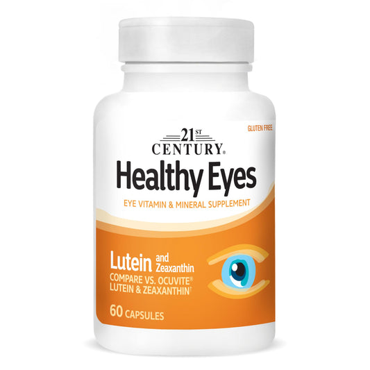21st Century Healthy Eyes Lutein & Zeaxanthin Capsules, Vision, 60 Count