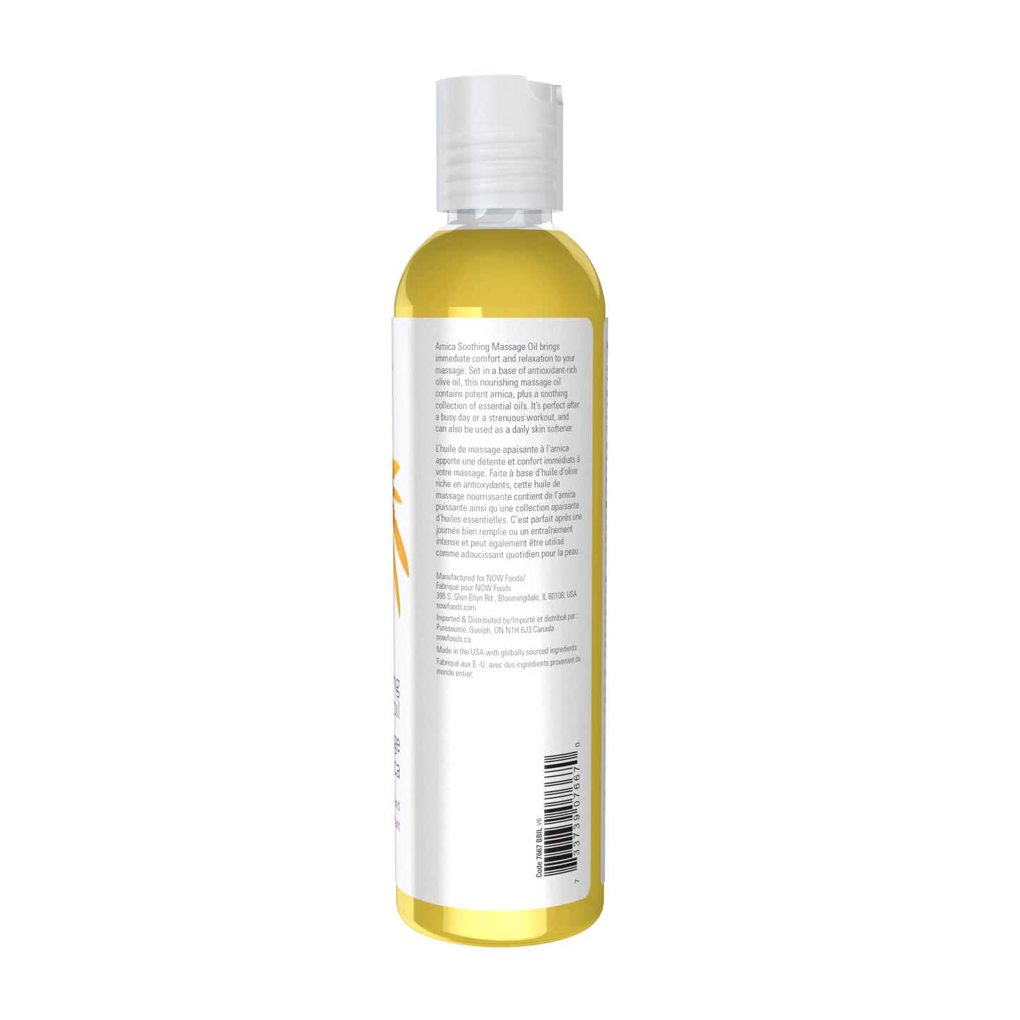 NOW Solutions, Arnica Soothing Massage Oil, Comforting Antioxidant Blend, 8-Ounce