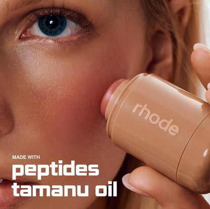 Rhode Pocket Blush, Buildable Hydrating Cream Blush, Tan Line - Pinky Tan