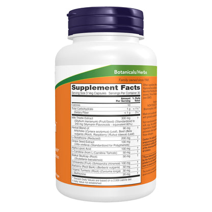 NOW Foods Supplements, Liver Refresh™ with Milk Thistle Extract and unique Herb-Enzyme blend, 90 Veg Capsules
