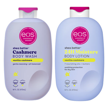 eos Shea Better Body Lotion+ Body Wash, Vanilla Cashmere