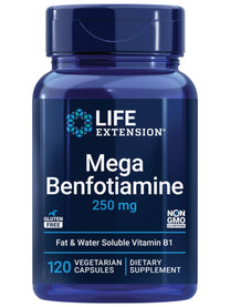 Life Extension Mega Benfotiamine, 250 mg, 120 Capsules