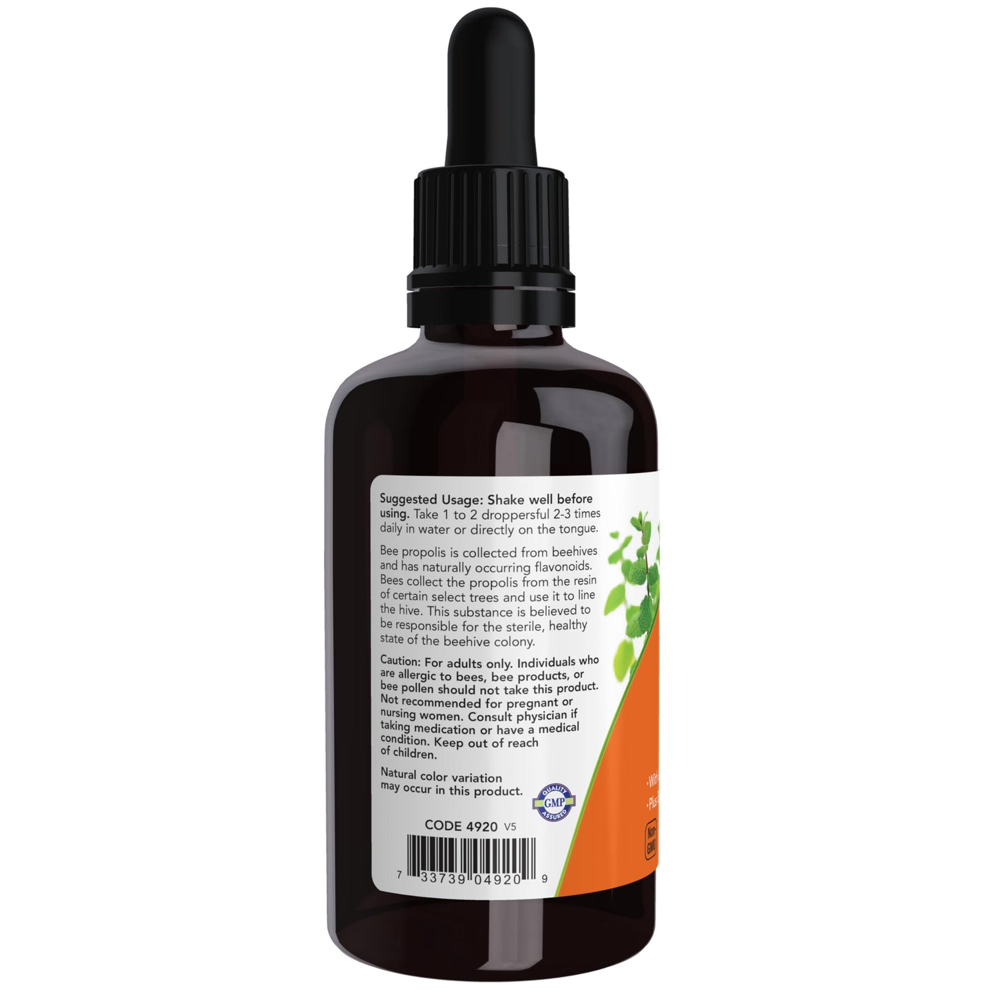 NOW Foods Supplements, Propolis Plus Extract Liquid with Dropper, Herbal Supplement, 2-Ounce