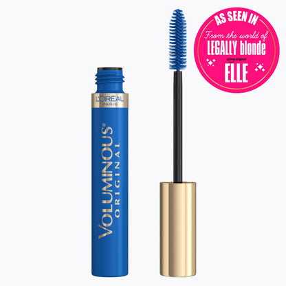 L’Oreal Paris Original Voluminous Mascara, Building Mascara Volume and Length Formula, Washable, Cobalt, 0.26 Fl Oz., 1 Count