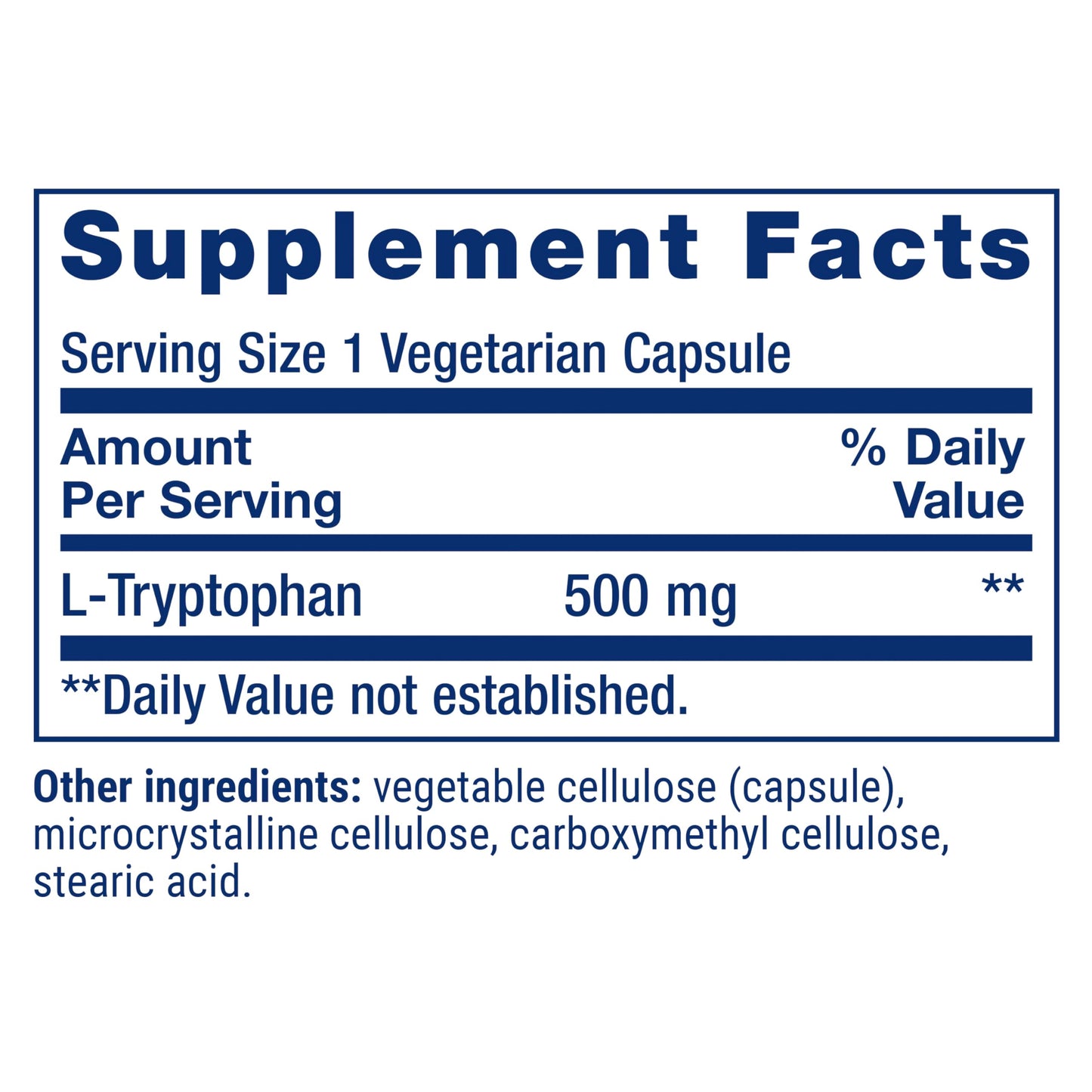 Life Extension L-Tryptophan, 500 mg, Encourages Healthy Serotonin Levels and Promotes Healthy Sleep, Mood, Stress Response & Satiety, Gluten-Free, Non-GMO, Vegetarian, 90 Capsules