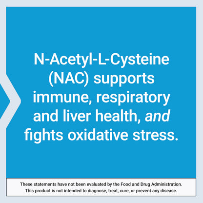 Life Extension N-Acetyl-L-Cysteine (NAC), Immune, Respiratory, Liver Health, NAC 600 mg, Potent antioxidant Support, Free-radicals, Easy to Absorb, 60 Capsules