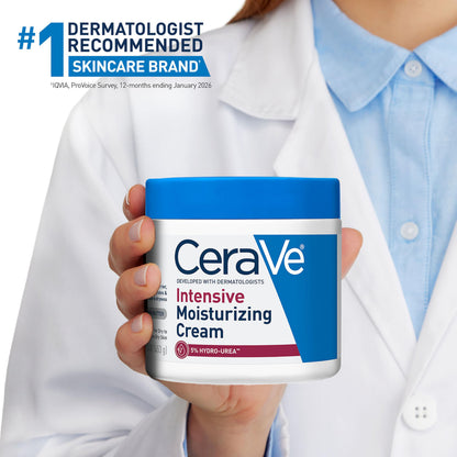 CeraVe Intensive Moisturizing Cream with Shea Butter for Dry Skin, 8oz