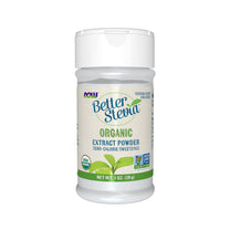 NOW Foods, Certified Organic Better Stevia, Extract Powder, Zero-Calorie Sweetener, Certified Non-GMO, 1-Ounce(Pack of 1)