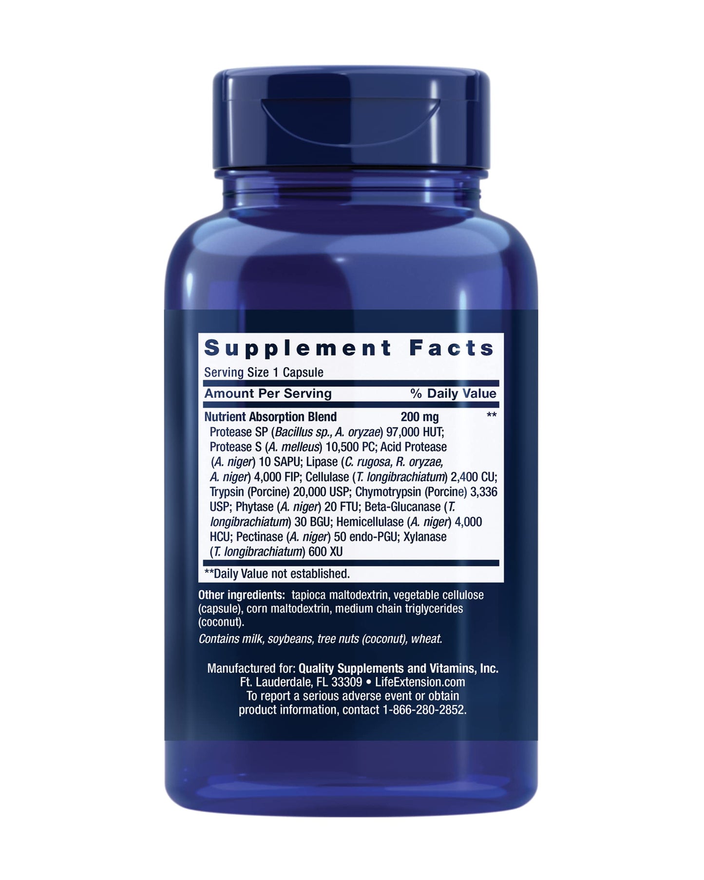 Life Extension Extraordinary Enzymes, 60 Capsules