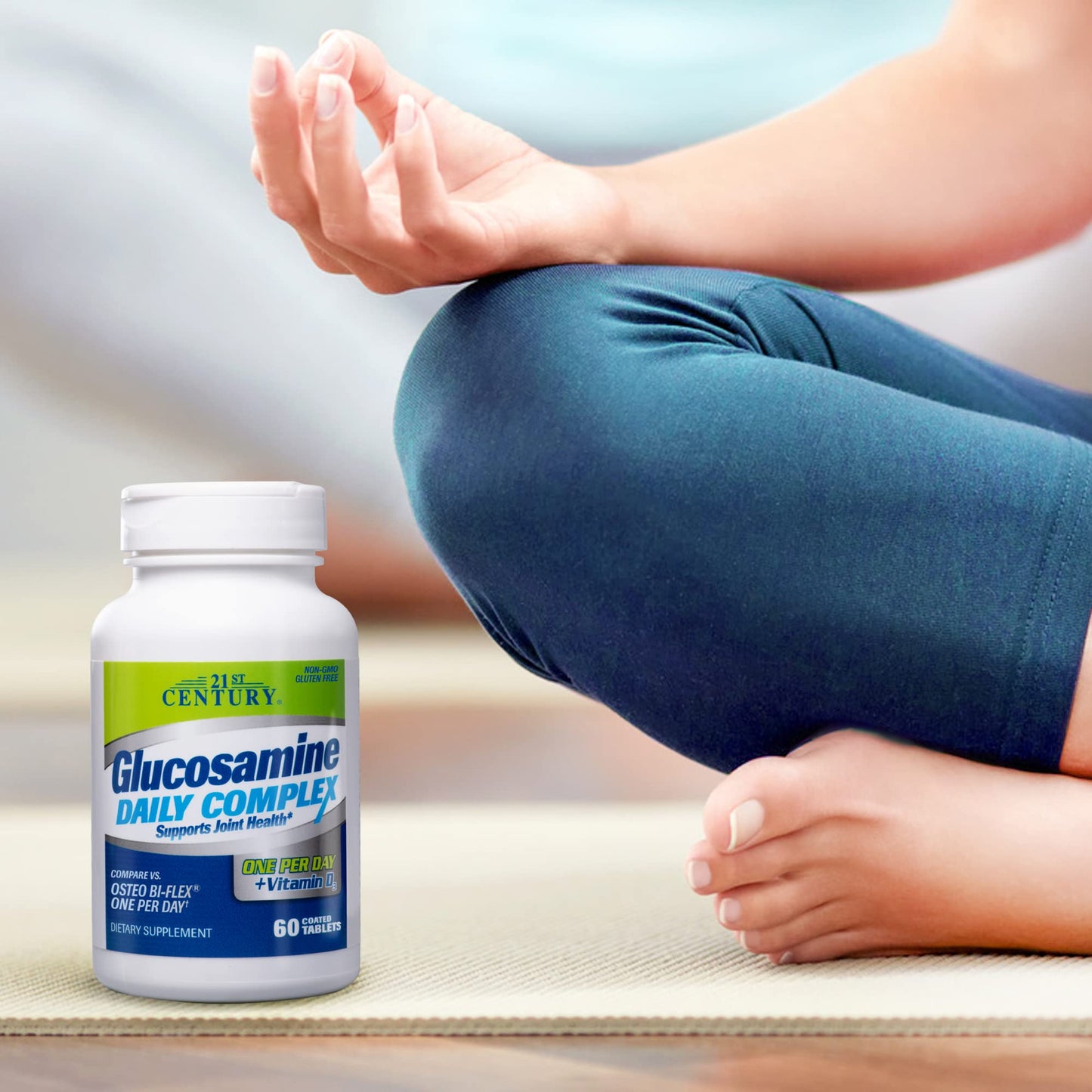 21st Century Glucosamine Daily Complex Plus D Tablets, Joints, 60 Count