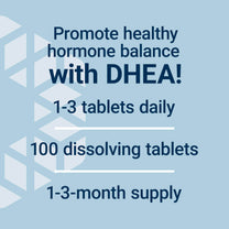 Life Extension DHEA 25 mg – Hormone Balance Supplement, Memory, Muscle Health, Bone Health, Men’s Health, Women’s Health, Gluten-Free, Non-GMO, Vegetarian, 100 Dissolve-in-Mouth Tablets