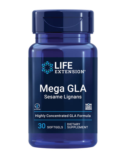 Life Extension Mega GLA Sesame Lignans, 30 Softgels