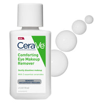 CeraVe Eye Makeup Remover, Hyaluronic Acid Gentle Waterproof Formula, 4 Oz