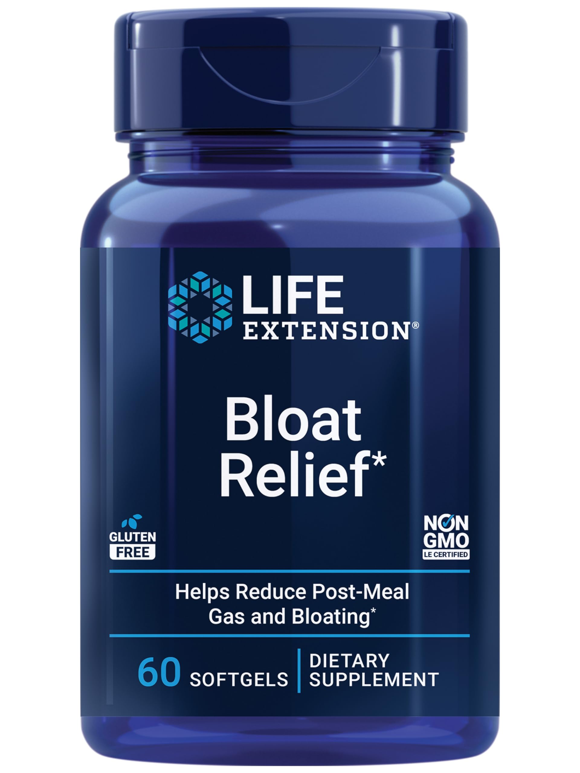 Life Extension Bloat Relief, 60 Softgels