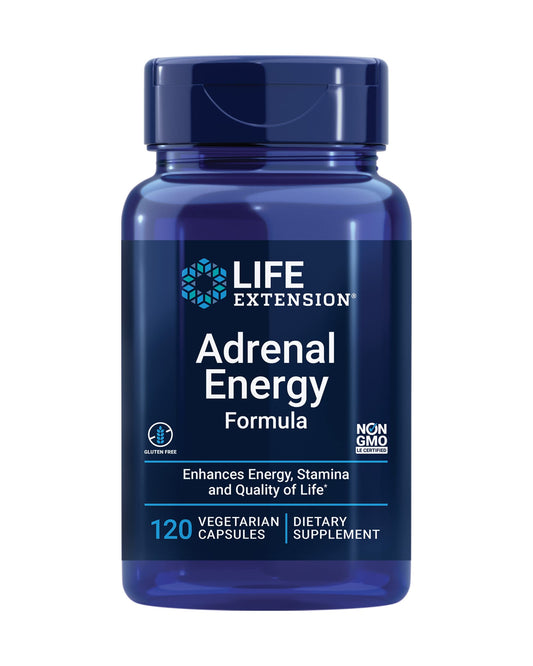 Life Extension Adrenal Energy Formula, 120 Capsules