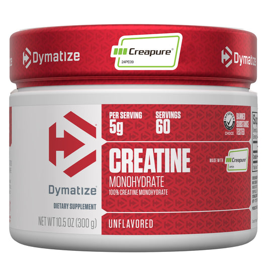 Dymatize Creatine Monohydrate Powder with CREAPURE (Product of Germany), 5g Per Serving, 60 Servings (300g), Creatine for Women and Men, Gluten Free