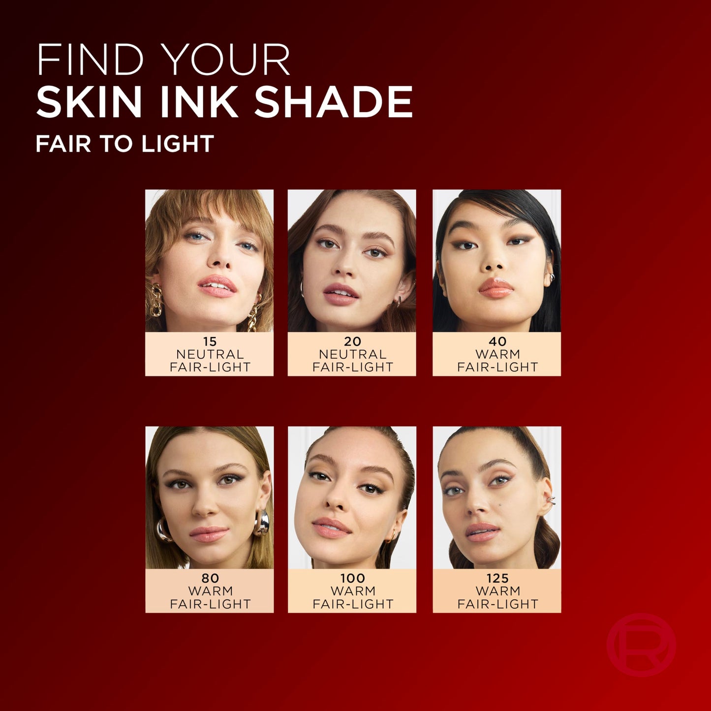 L'Oreal Paris Infallible Skin Ink 2-in-1 Foundation Concealer Hybrid Face Makeup, up to 48HR Transfer-Resistant with Medium Coverage, 125 Light Warm