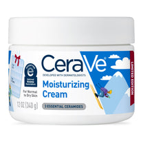 CeraVe Après Ski Moisturizing Cream, Body and Face Moisturizer for Dry Skin, Hyaluronic Acid and Ceramides, Daily Moisturizer, Oil-Free, Fragrance Free, Non-Comedogenic, Limited Edition, 12 Ounce