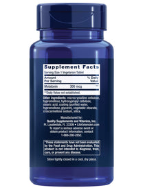 Life Extension Melatonin 6 Hour Timed Release, 300 mcg, Extended-Release Formula for Gentle Sleep Support, Healthy circadian Rhythms, Cellular Defense, Gluten-Free, Non-GMO, Vegetarian, 100 Tablets