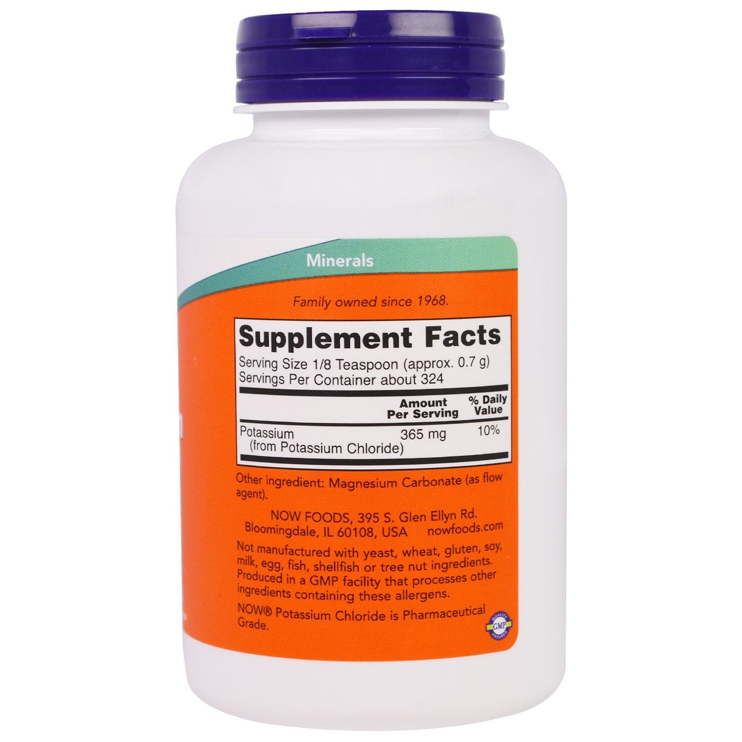 Now Foods: Potassium Chloride Powder Table Salt Substitute, 8 oz (2 pack)