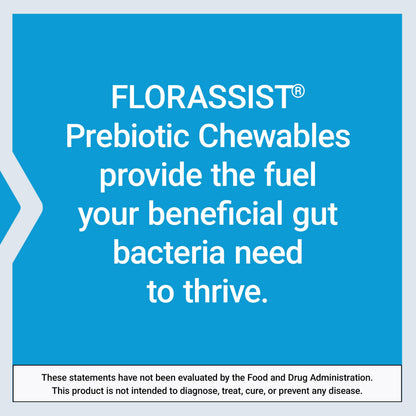 Life Extension FLORASSIST® Prebiotic Chewable (Strawberry), 1000 mg xylooligosaccharides, prebiotic Supplement Provides Fuel for Gut Flora, Gluten-Free, Non-GMO, Vegetarian, 60 chewable Tablets