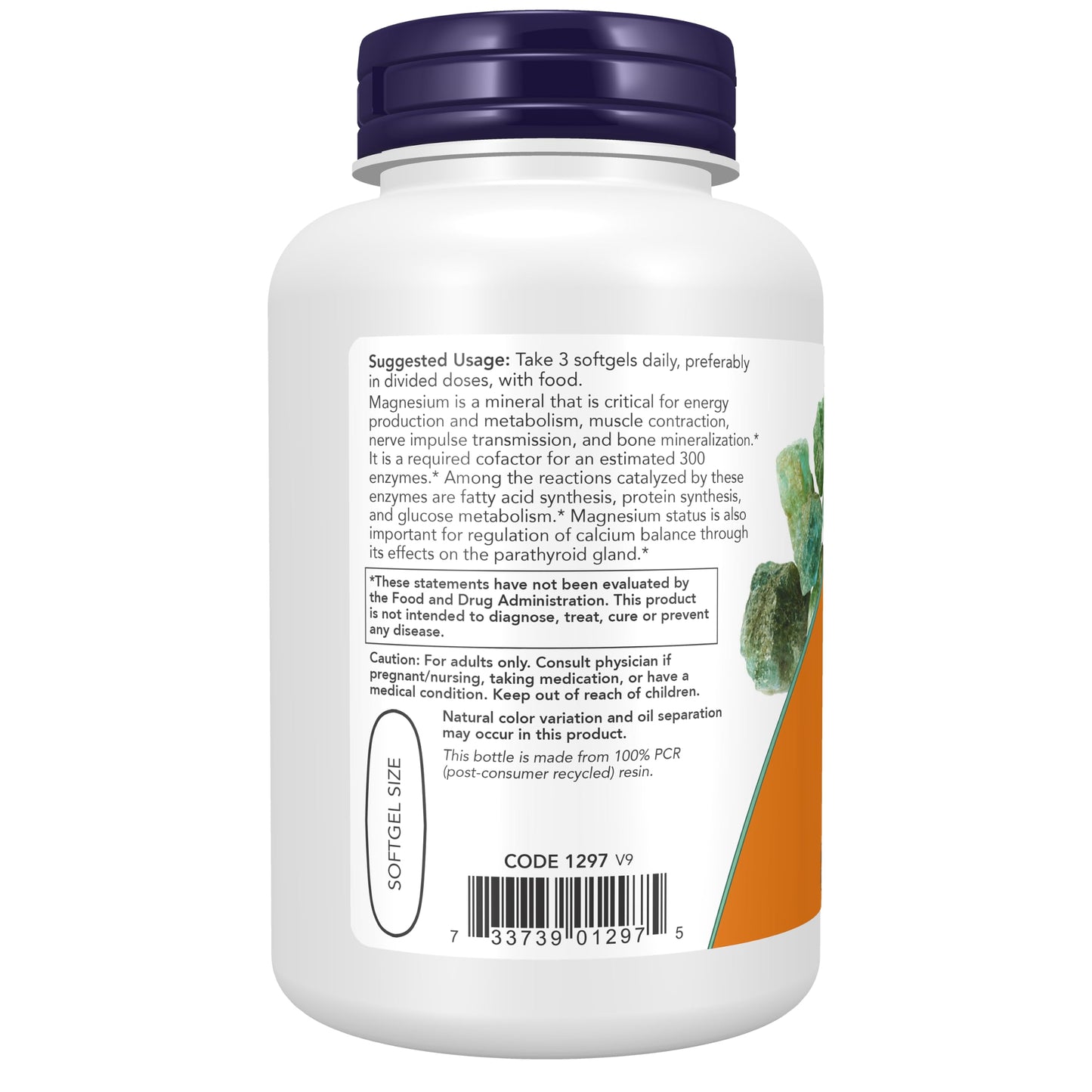 NOW Foods Supplements, Magnesium Citrate, With Glycinate & Malate, Nervous System Support*, 90 Softgels