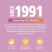 21st Century Gelatin 600mg Capsules for Hair, Skin & Nails, 100 Count