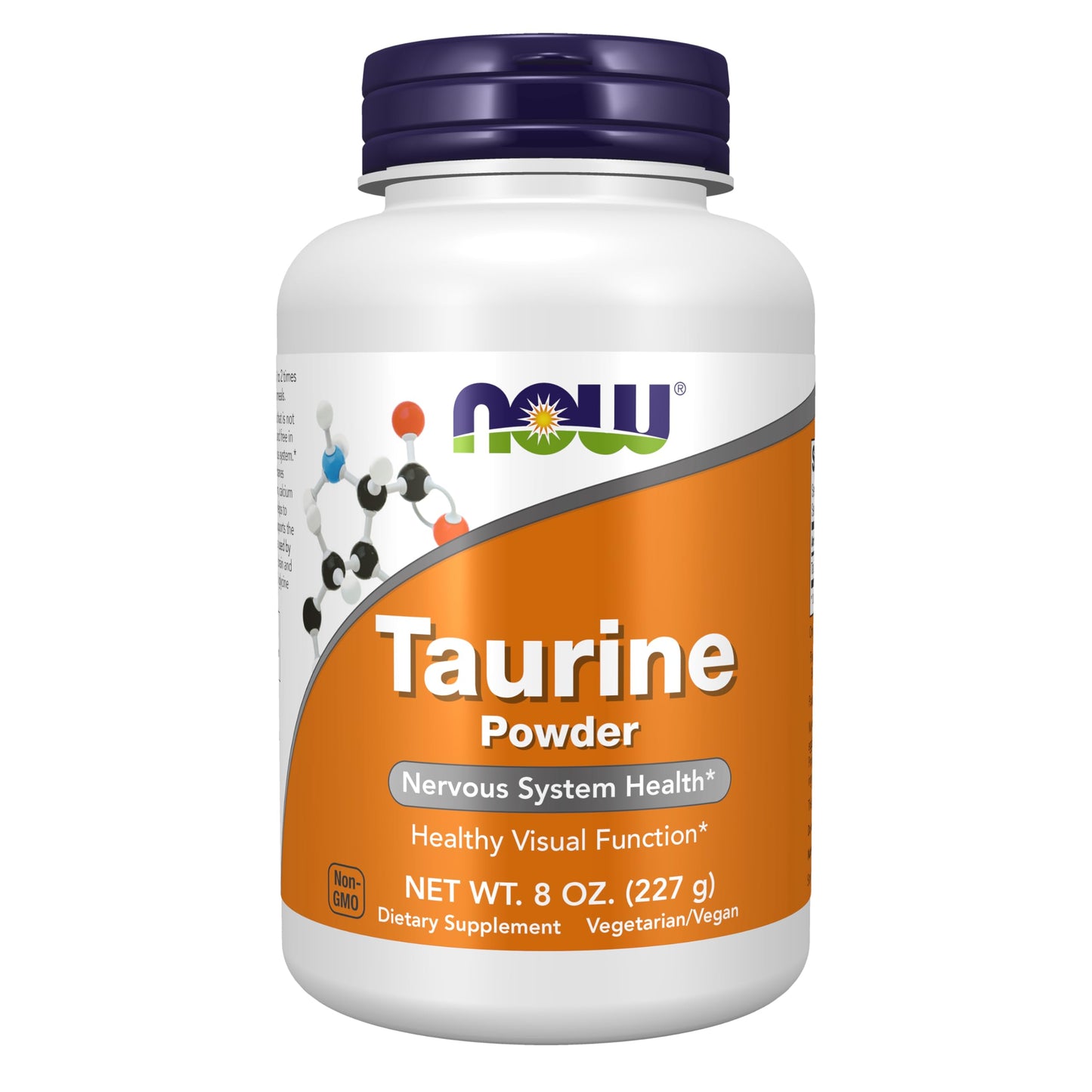 NOW Foods Supplements, Taurine Pure Powder, Nervous System Health*, Amino Acid, 8-Ounce