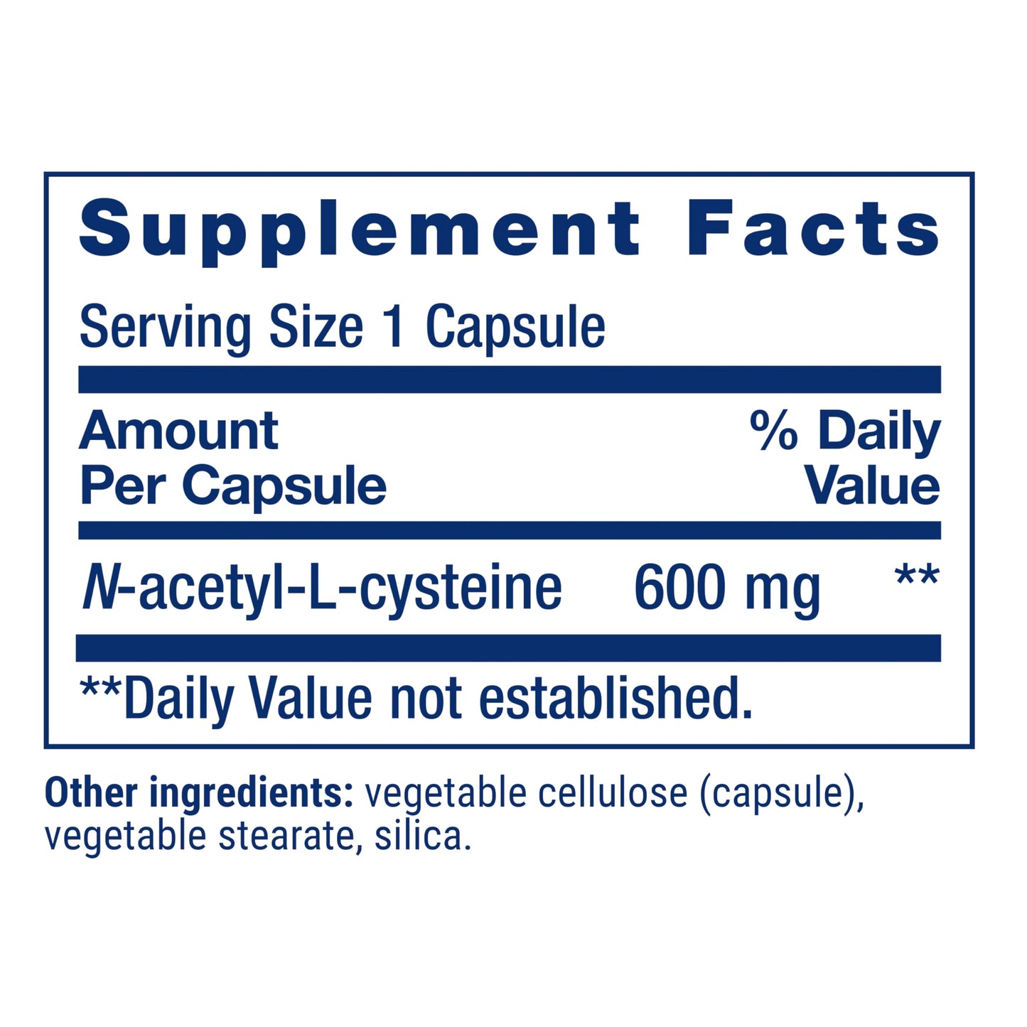 Life Extension N-Acetyl-L-Cysteine (NAC), Immune, Respiratory, Liver Health, NAC 600 mg, Potent antioxidant Support, Free-radicals, Easy to Absorb, 60 Capsules