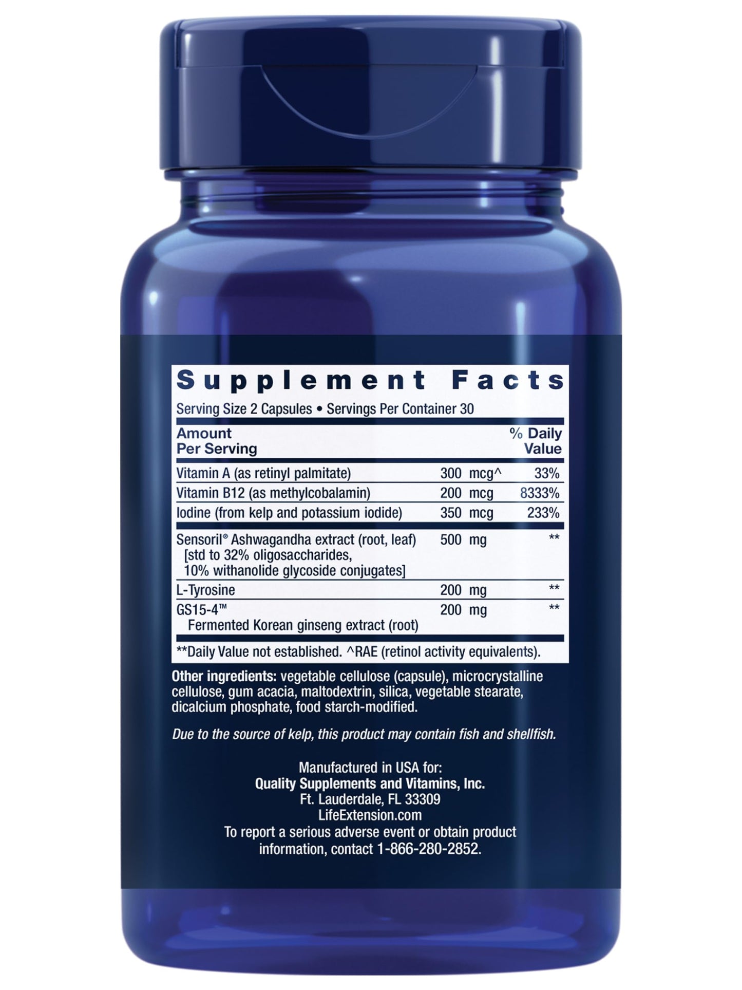 Life Extension Thyroid Support Complex, 60 Capsules
