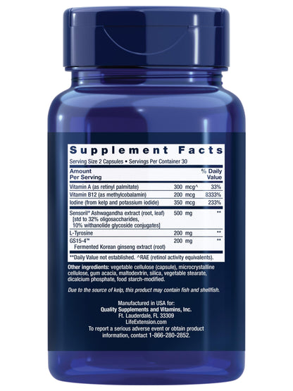 Life Extension Thyroid Support Complex, 60 Capsules