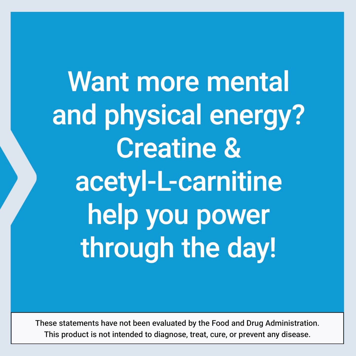 Life Extension Creatine Acetyl-L-Carnitine Energy Plus, Energy Support Supplement, creatine monohydrate, Acetyl-L-carnitine, Gluten-Free, Non-GMO, Vegetarian, 30 Servings