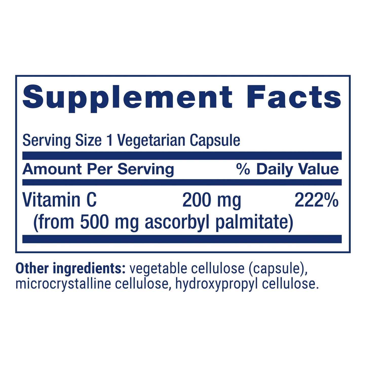 Life Extension Ascorbyl Palmitate 500mg – Fat-Soluble Vitamin C Supplement for Immune Support and Longevity – Water-Soluble Gluten-Free, Non-GMO, Vegetarian – 100 Capsules