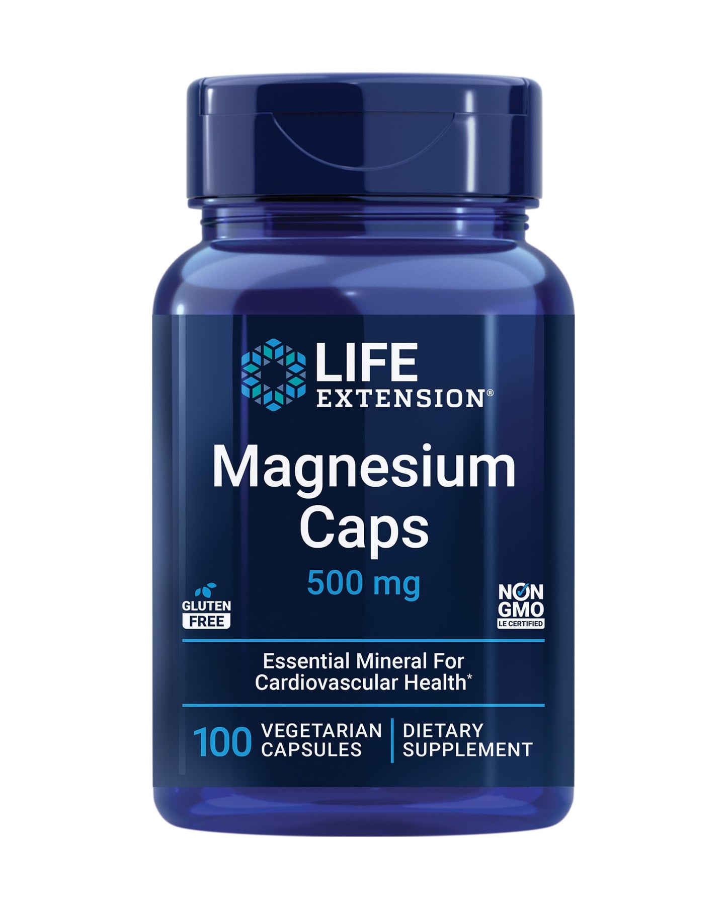Life Extension 60 Vegetarian Capsules Enhanced Super Digestive Enzymes & Probiotics and 100 Magnesium Capsules for Heart, Bone, Metabolism Support